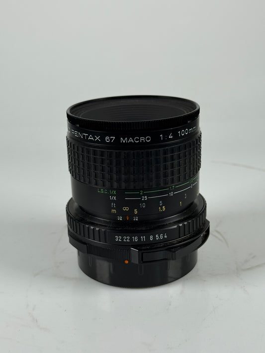 SMC PENTAX 67 Macro 100mm F4 Lens with Life Size Converter