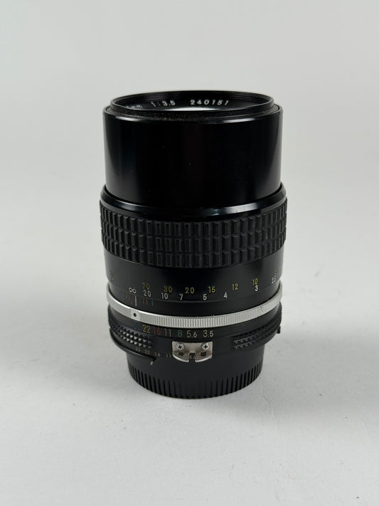 Nikon Nikkor AI 135mm f3.5 Lens MF