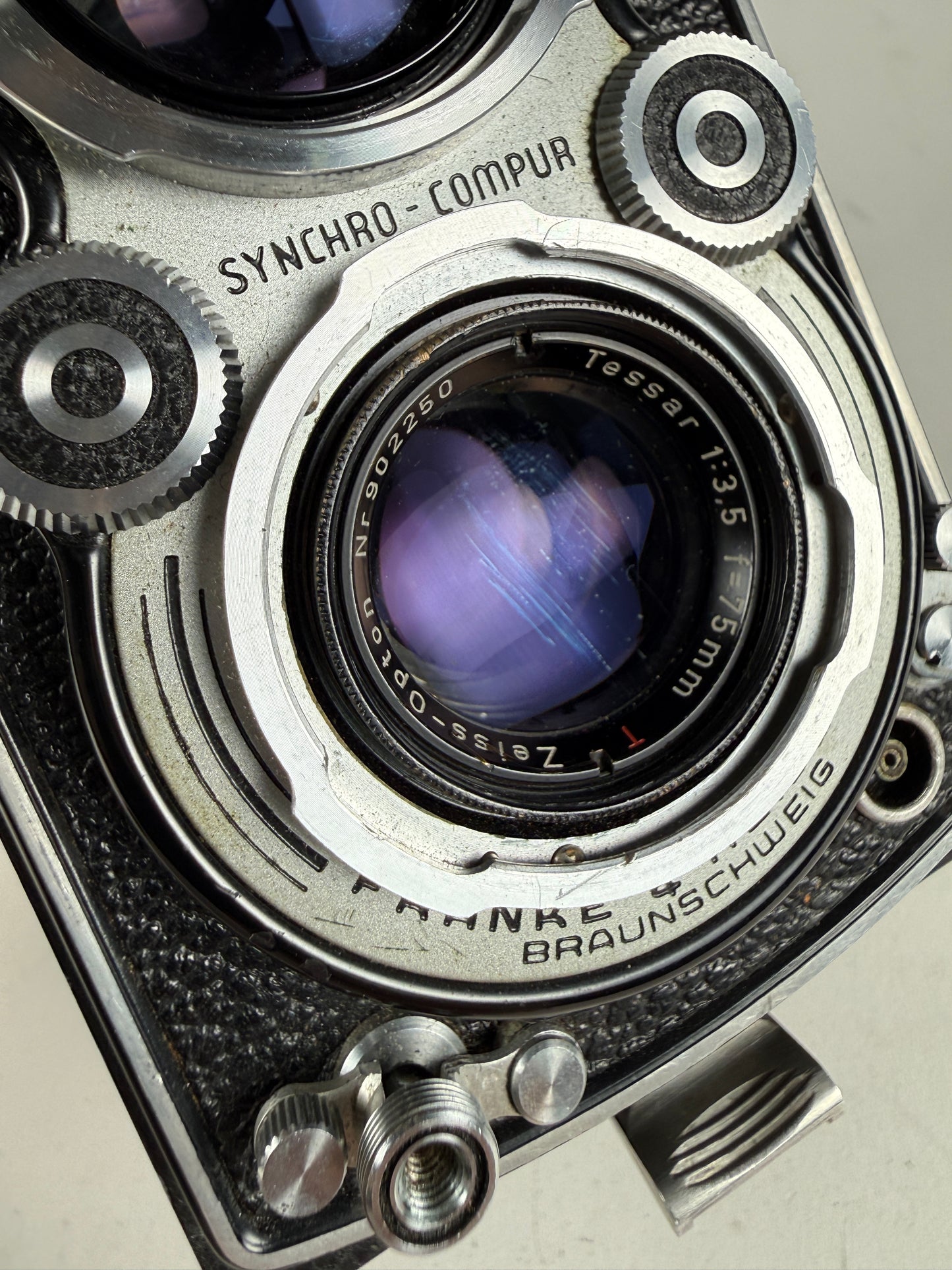 Rolleiflex 3.5A TLR Medium Format Camera w/75mm f3.5 Zeiss Opton tessar