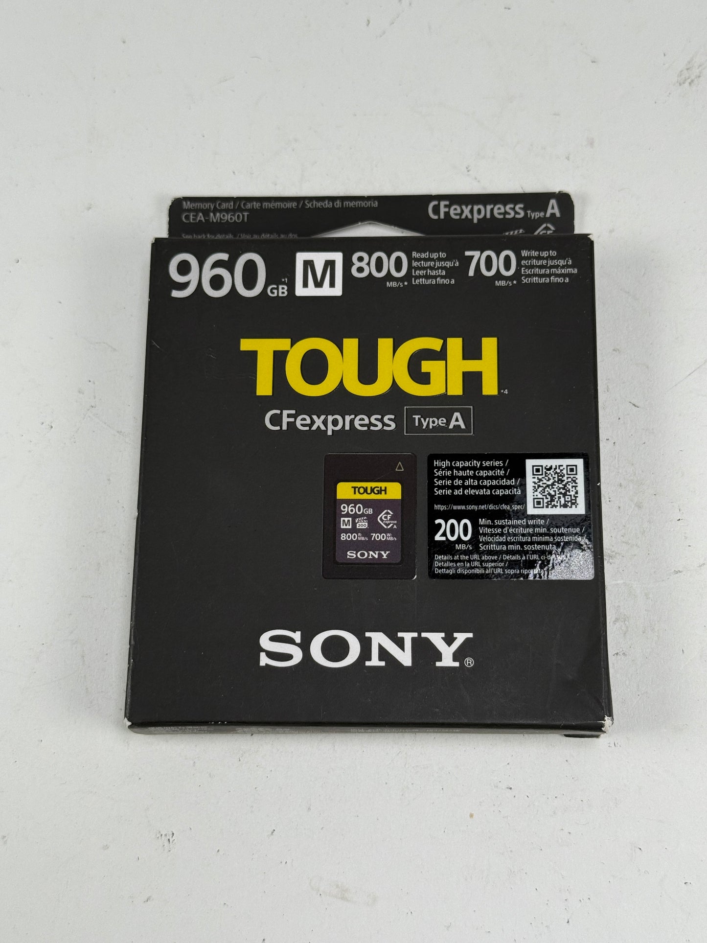 Sony 960GB CEA-G Series CFexpress Type A Tough Memory Card