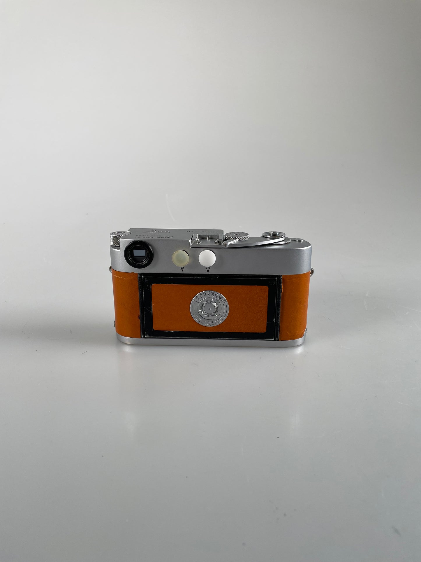 Leica M2 35mm rangefinder film camera body chrome