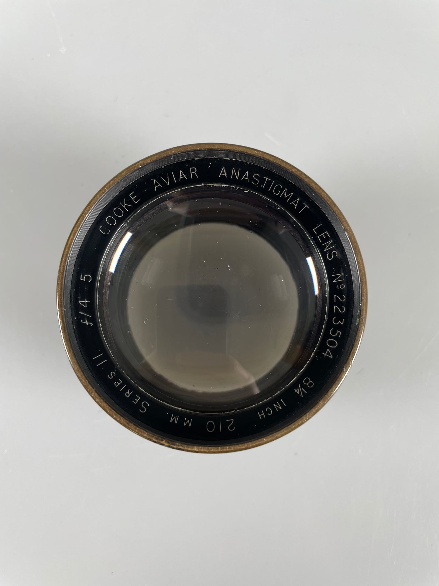 Cooke Aviar 8 1/4 in inch (210mm) f4.5 Series II barrel lens