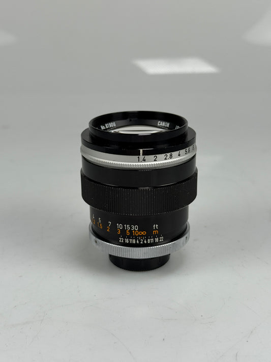Canon TV-16 50mm f/1.4 C Mount Lens High Speed Cine Lens
