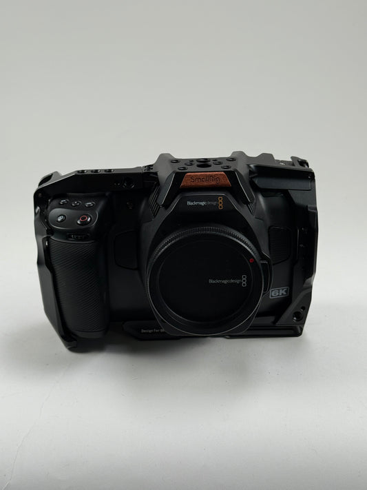 Blackmagic Design Pocket Cinema Camera 6K G2 w/ Smallrig cage