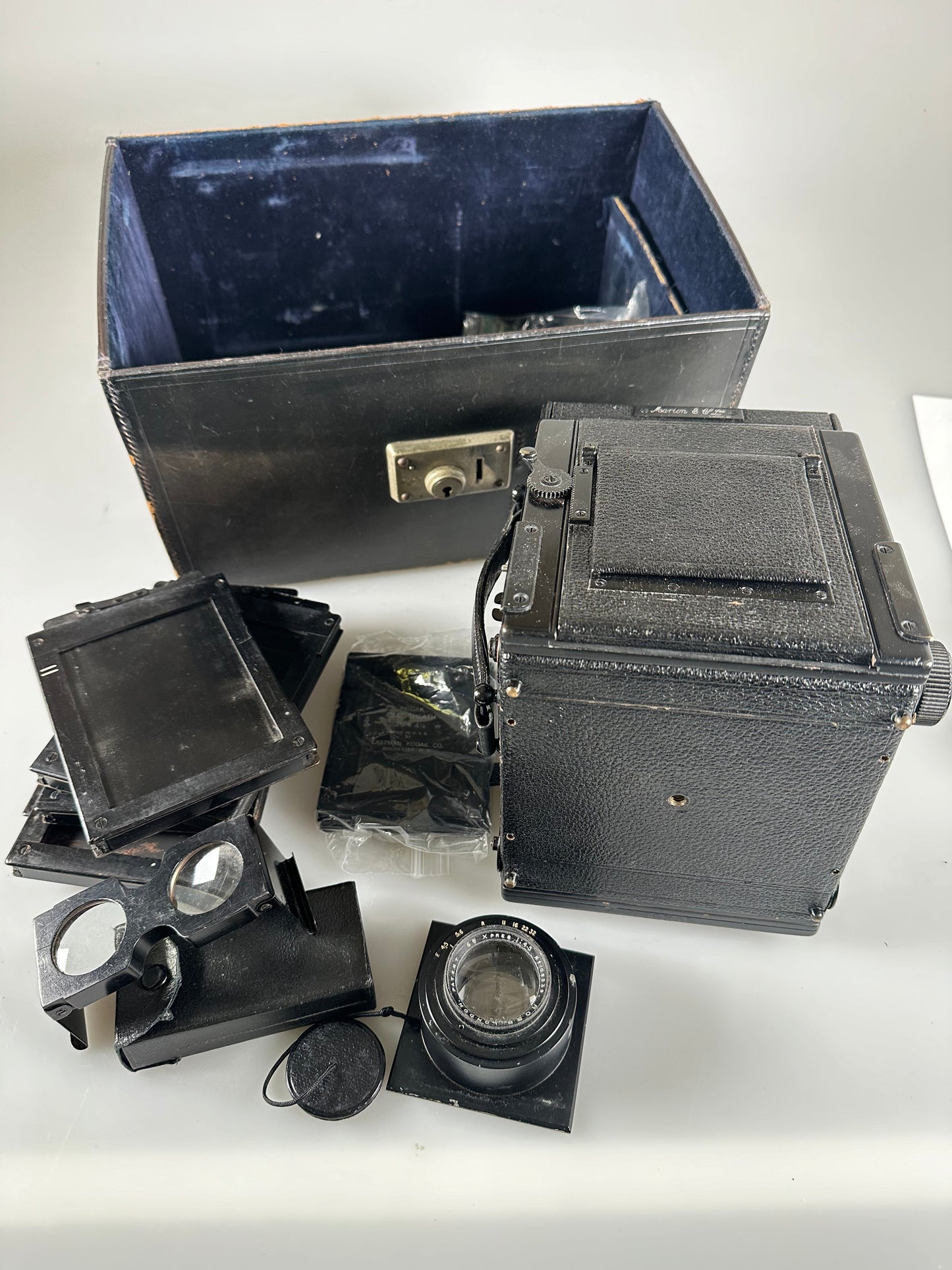 Marion & Co. Quarter Plate Reflex Camera w/ Ross London Xpres 6 inch f4.5