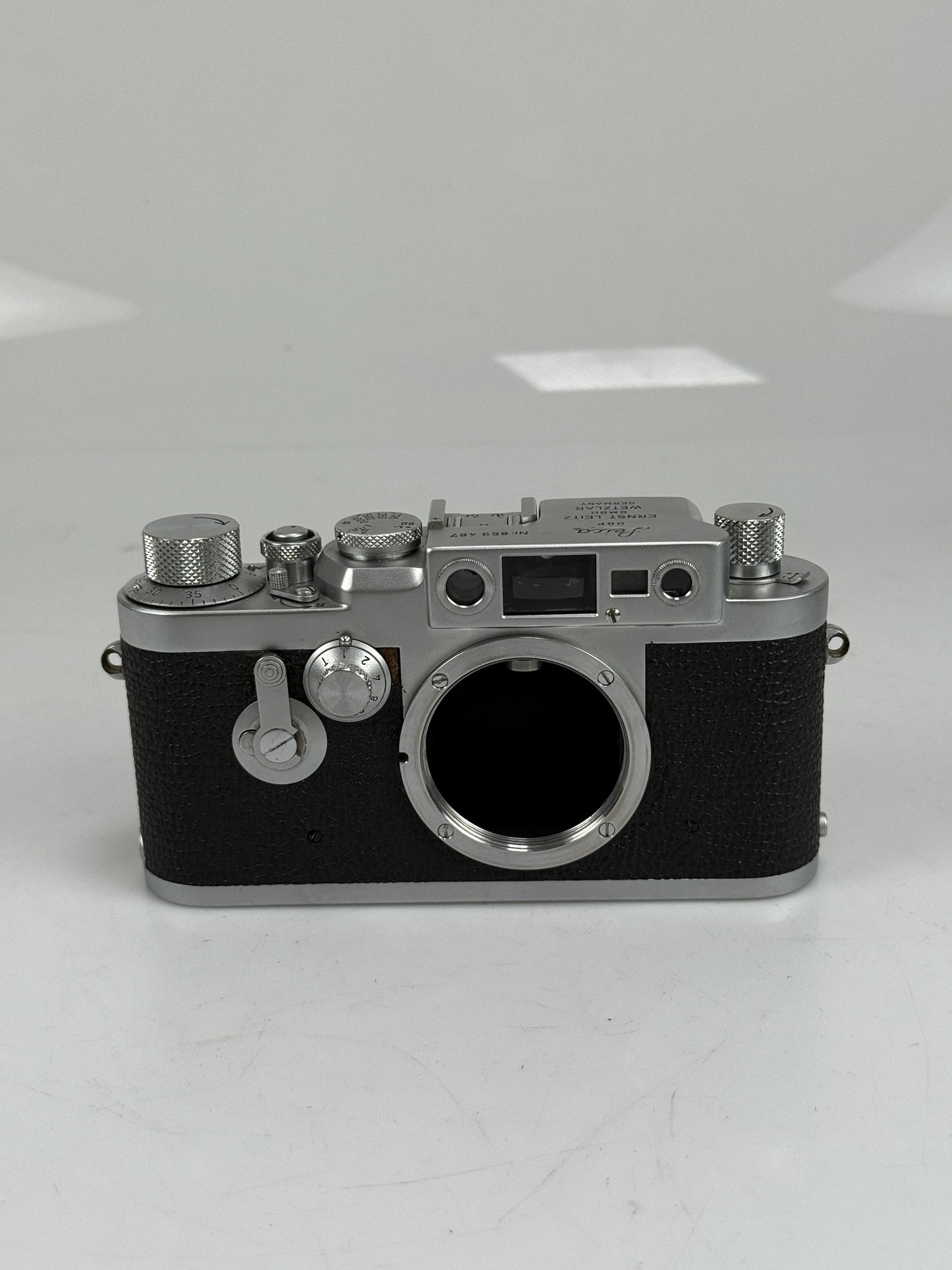 Leica IIIG Screwmount LTM Rangefinder Body in Chrome Silver