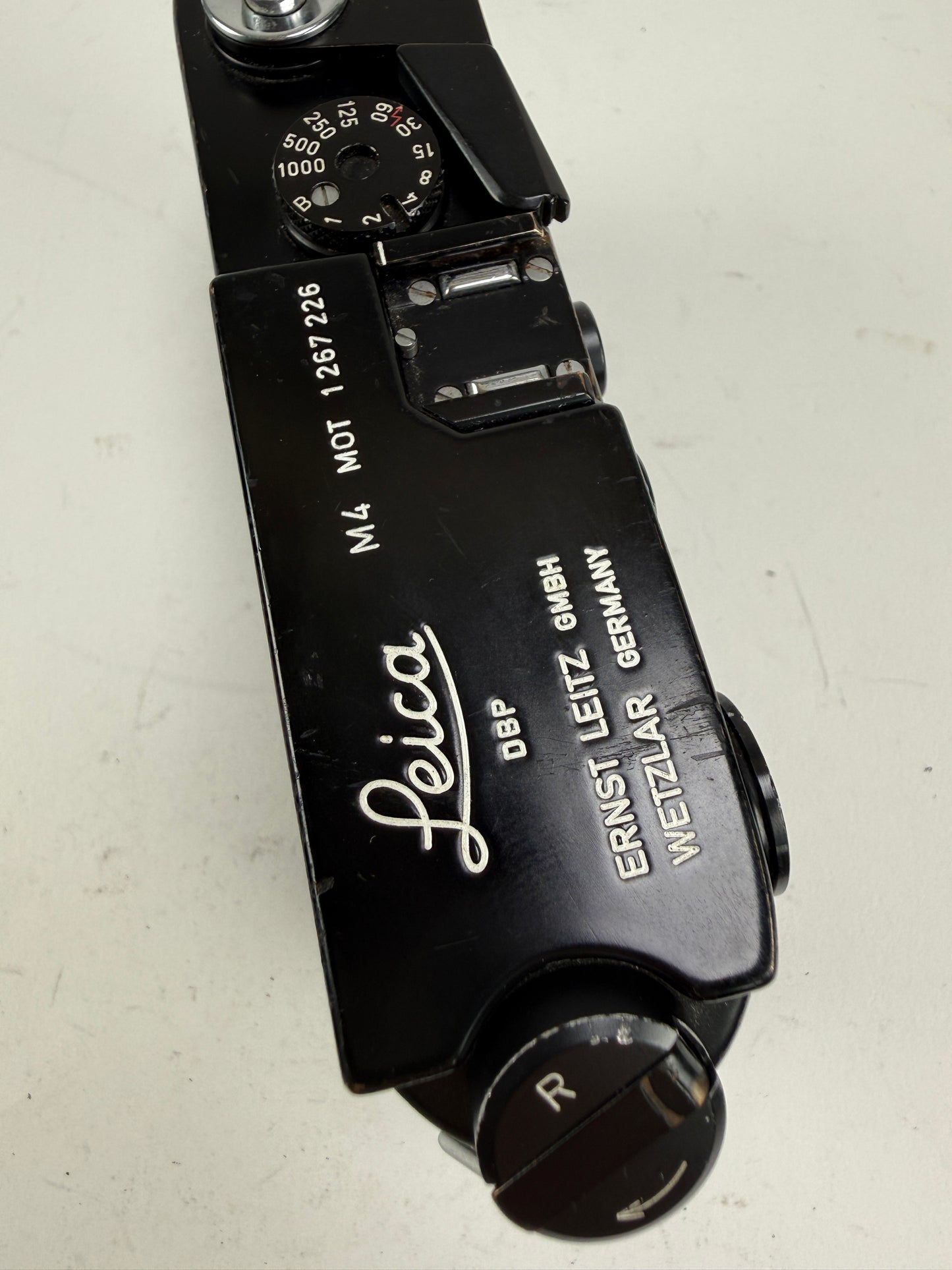 Leica M4 Mot 35mm rangefinder film camera original Black Paint