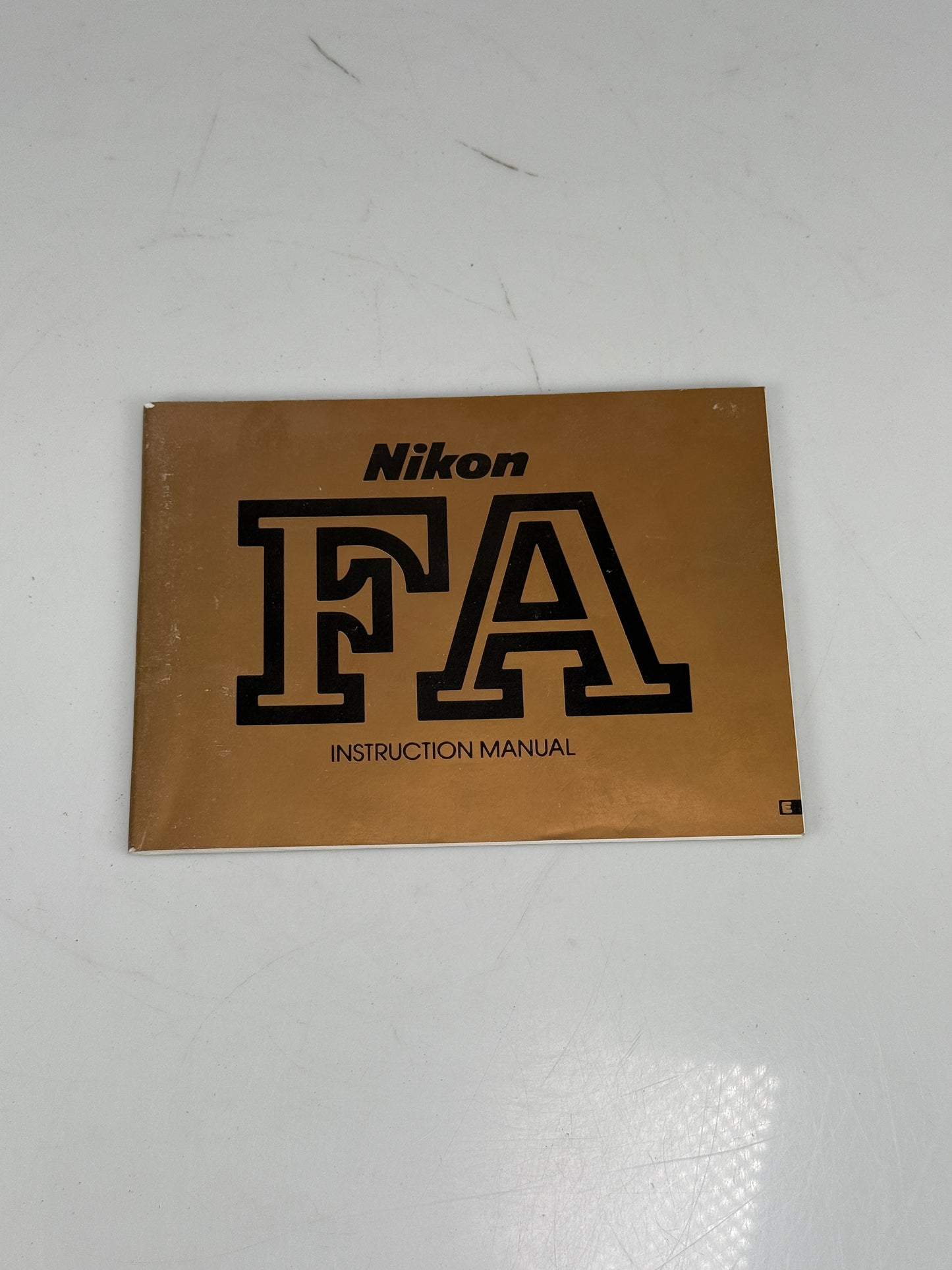 Nikon FA Camera Instruction Manual