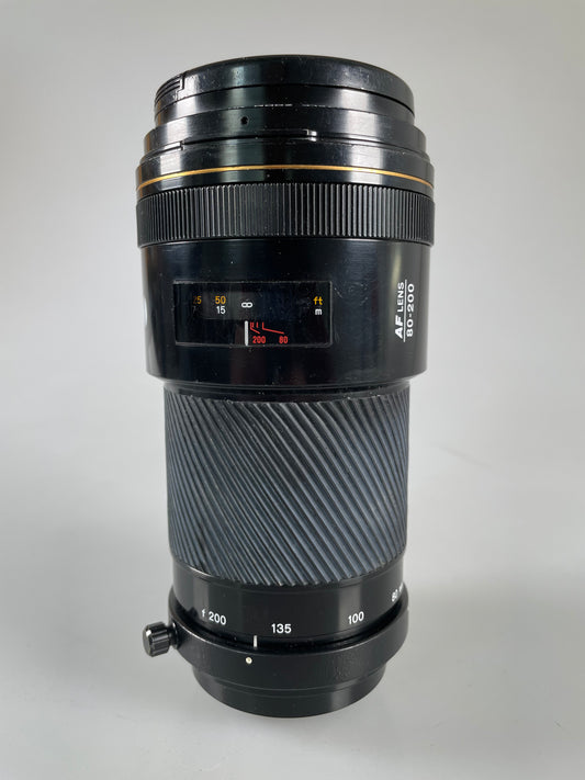 Minolta 80-200mm F2.8 APO Tele Black Alpha Mount Autofocus Lens