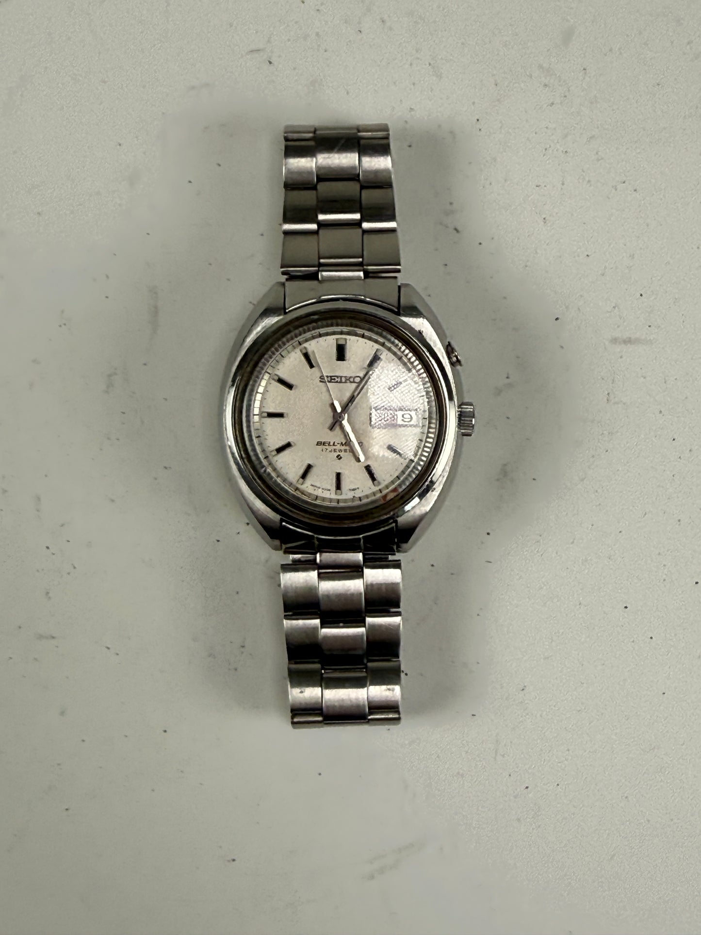 Vintage SEIKO Bell Matic 17J Automatic 4006-7002 Alarm Watch