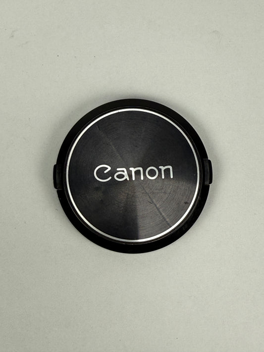 Canon FD C-55 55mm front lens cap Silver ring Genuine
