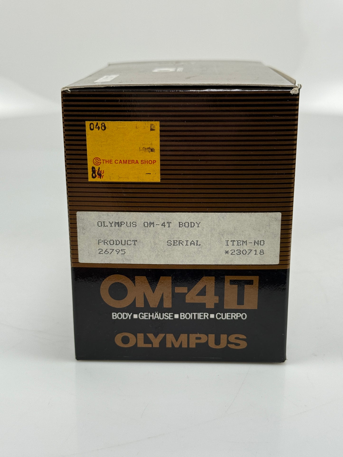 Olympus OM-4T Chrome 35mm SLR Film Camera