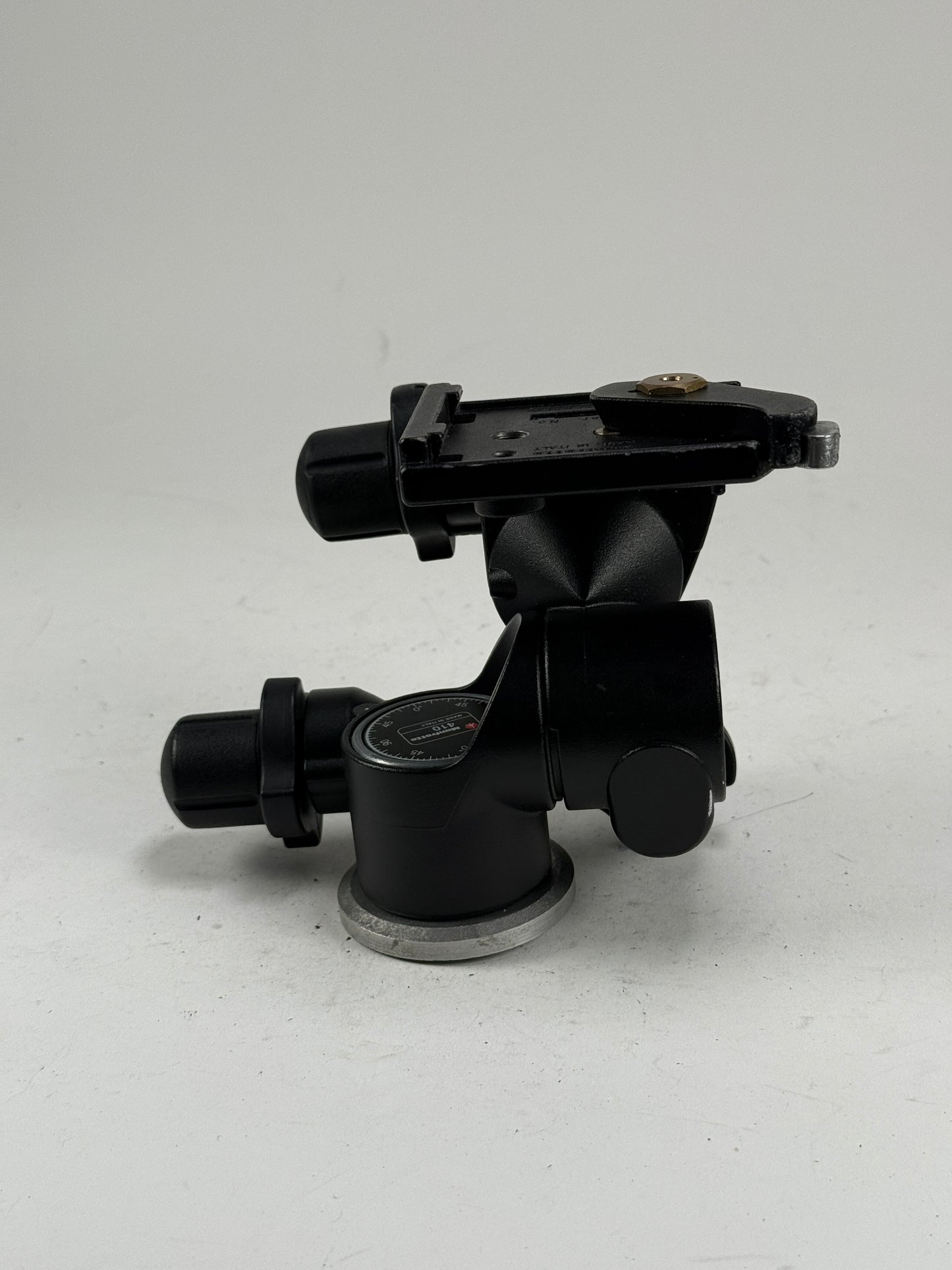 Manfrotto 410 Geared Head (3275) Video Camera Tripod Head Micro Adjustments
