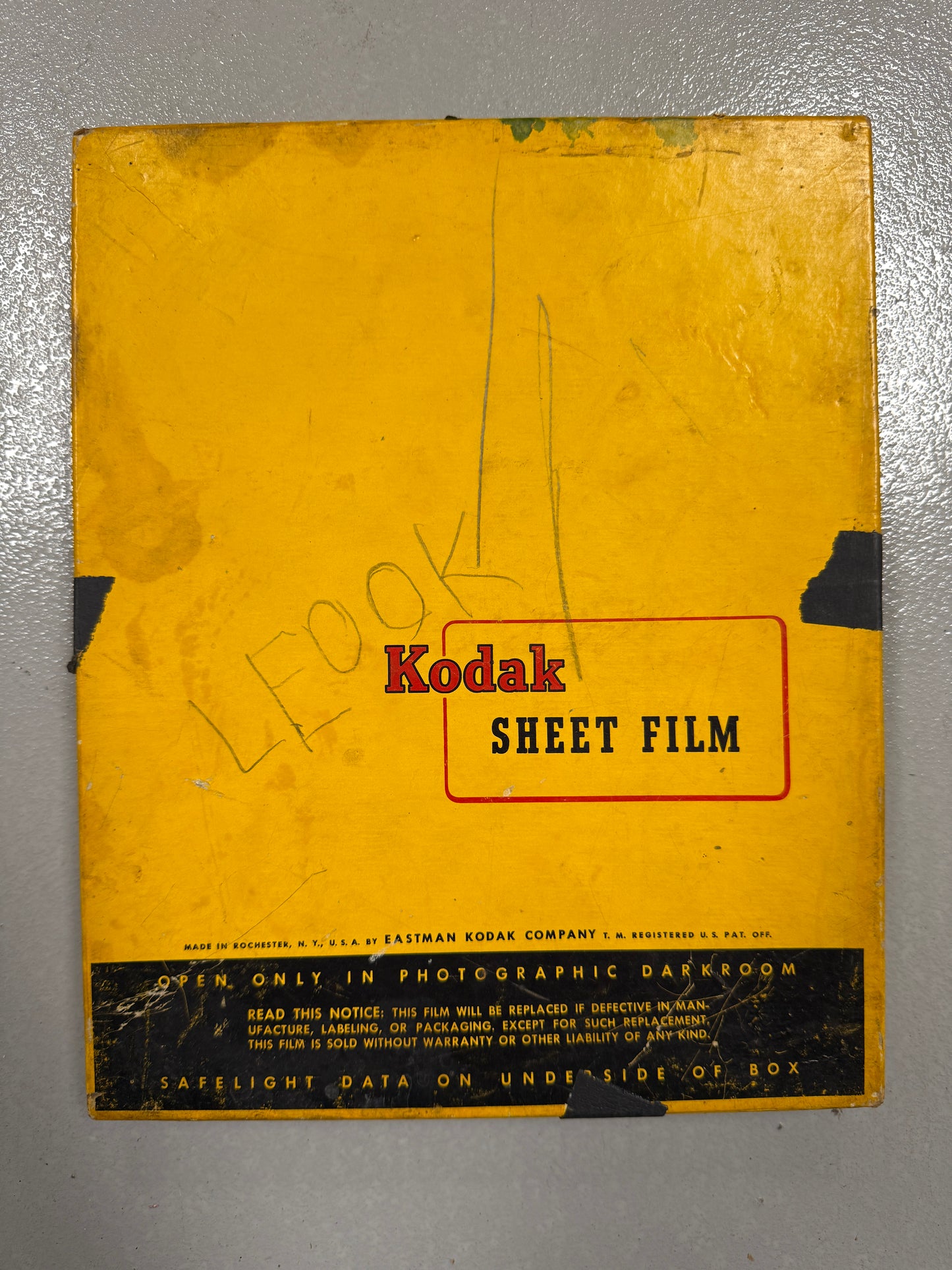 Expired 8x10 KODAK Super-XX Pan Large Format Film