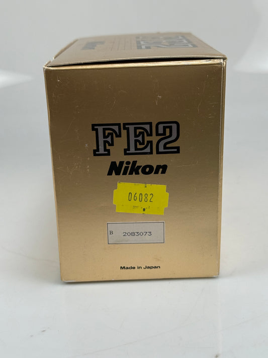 Nikon FE2 chrome silver 35mm SLR Film Camera Body