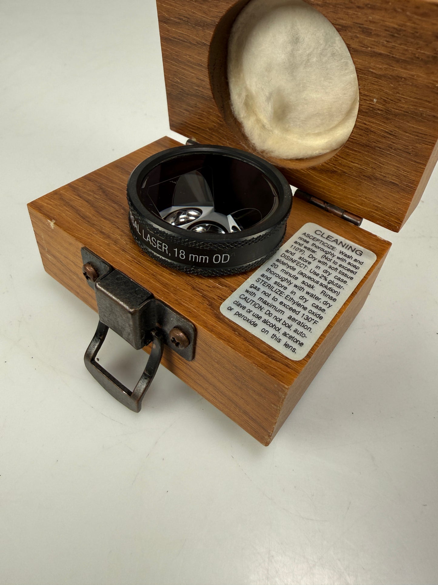 OCULAR INSTRUMENTS Three Mirror Universal Laser 18mm OD Lens with case OG3MA