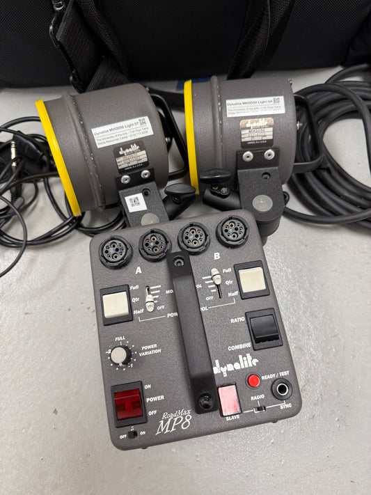 Dynalite light kit with MP800 power pack and MH2065 head