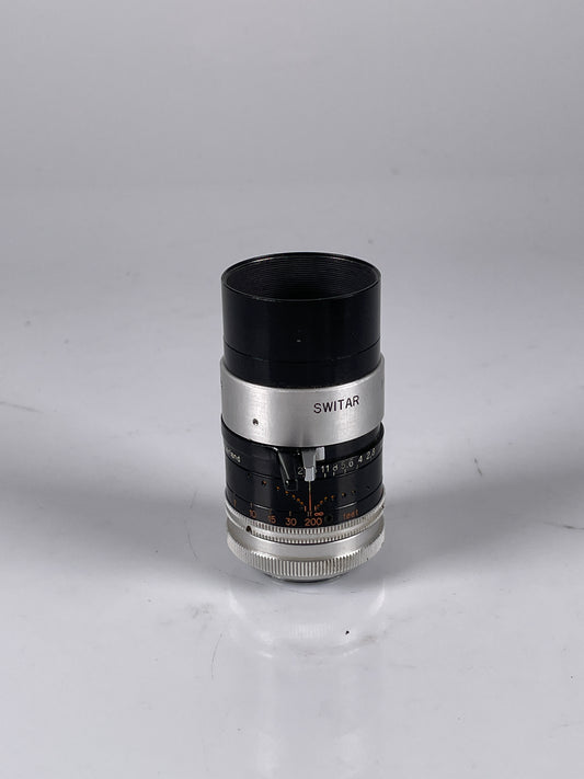 Kern-Paillard 36mm f1.4 Macro-Switar Lens for H8 RXBolex