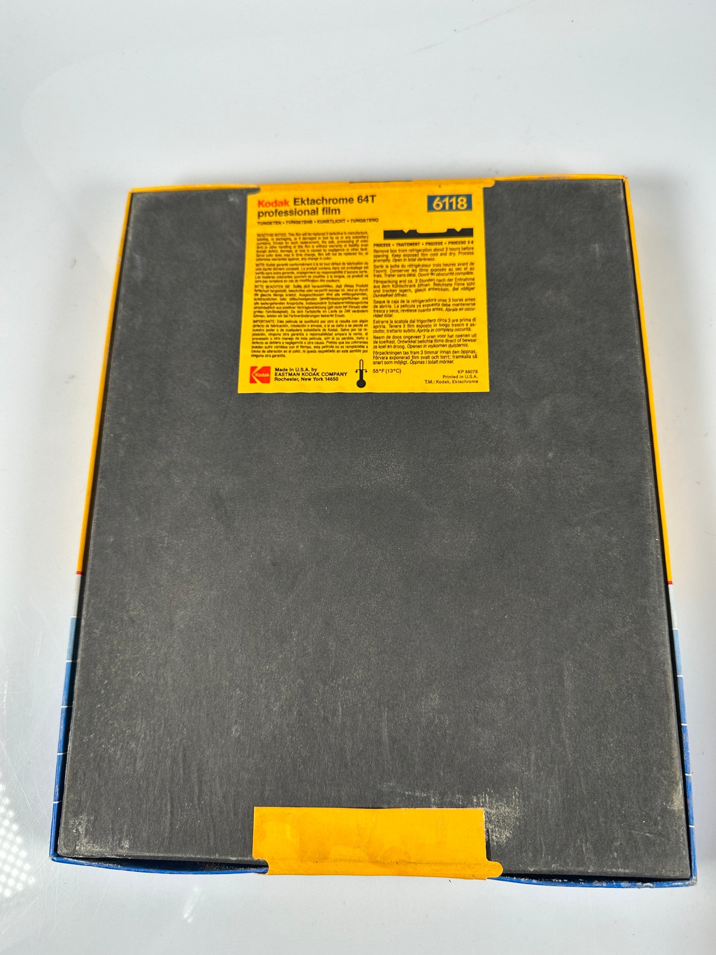 Kodak Ektachrome 64T Tungsten 10 sheets 8x10 exp 1990