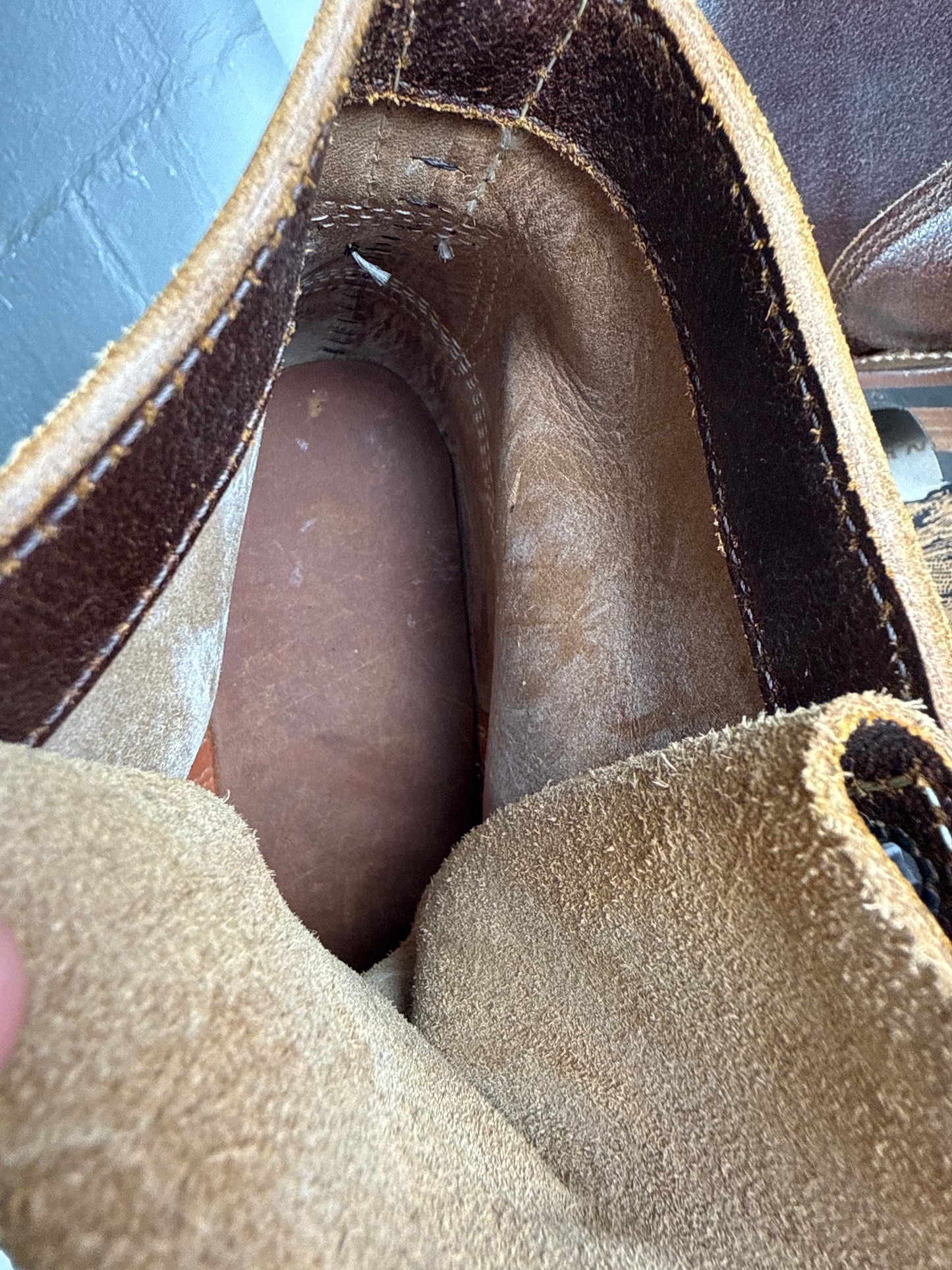 White’s Boots + Baker’s 350 C CWX Cruiser Cinnamon Waxed Flesh 10.5 D