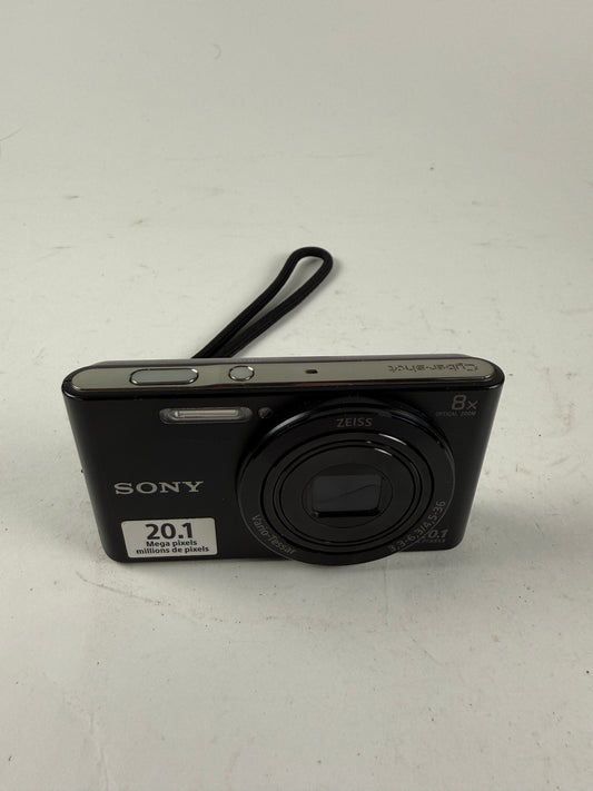 Sony DSC-W830 CyberShot 20.1MP Digital Camera 8x Zoom Black