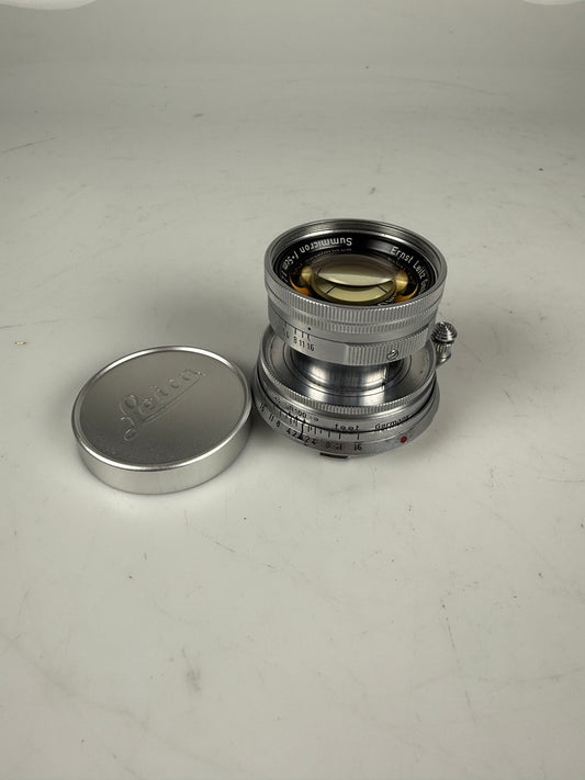 Leica 50mm f2 Summicron Radioactive M mount Rangefinder Lens