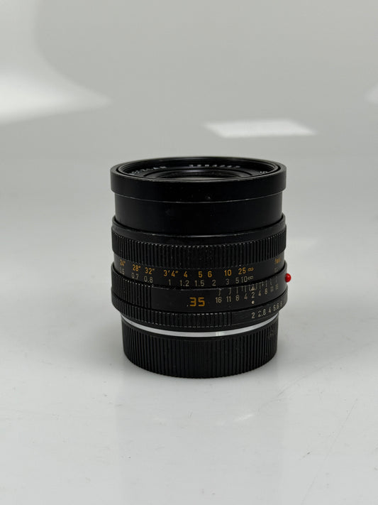 Leica 11115 35mm f2 Summicron-R 3-Cam Late Lens E55
