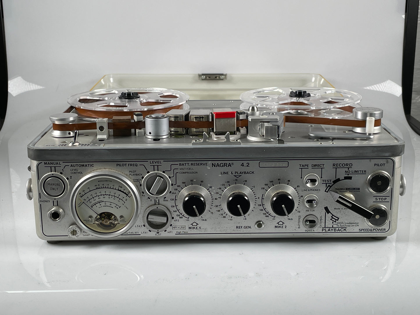 Kudelski Nagra 4.2 Reel to reel field tape recorder RARE