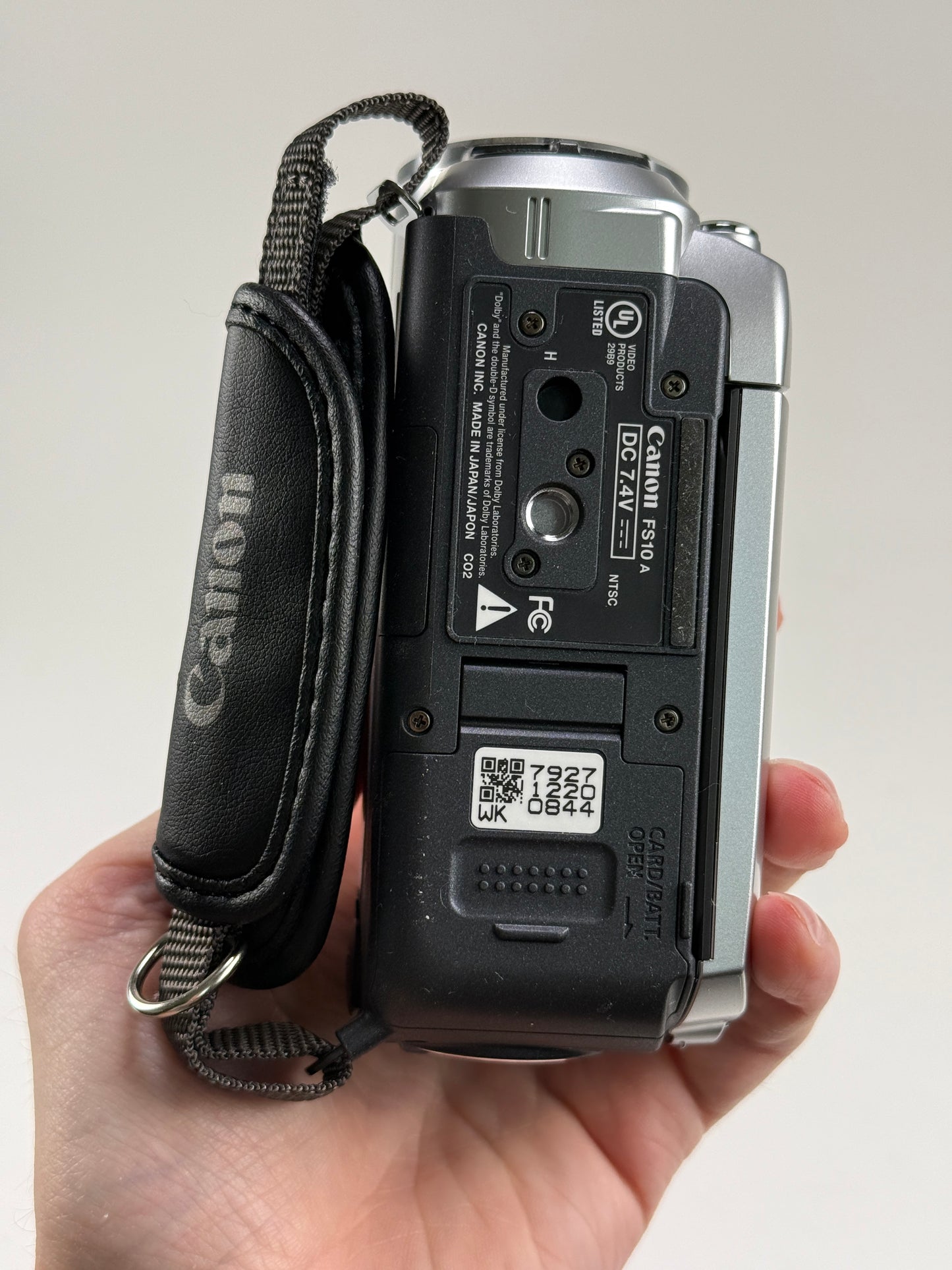 Canon FS10 Camcorder 48x Zoom Silver