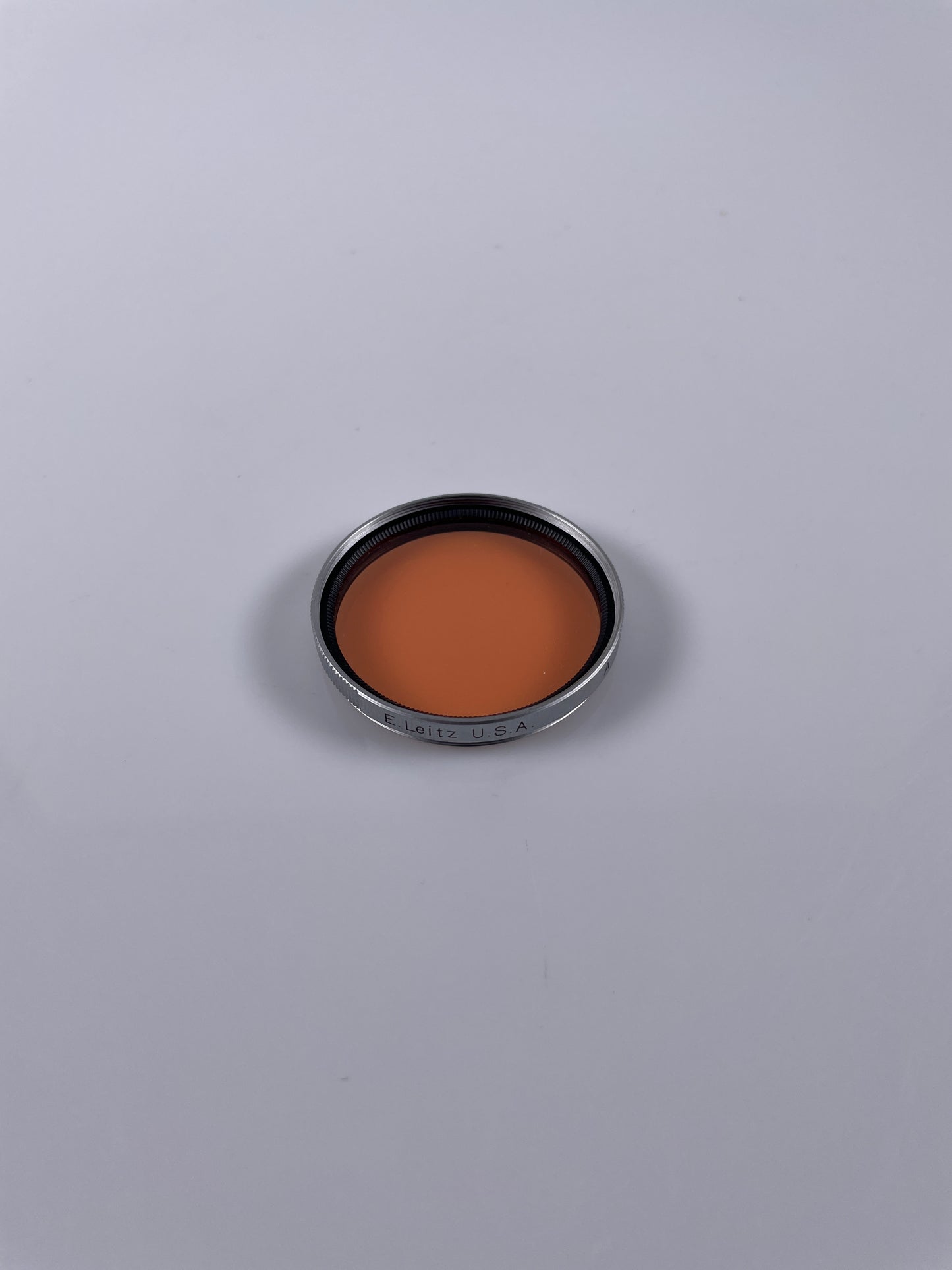 Leica 39mm Summitar Amber A Warming Chrome Ring Filter