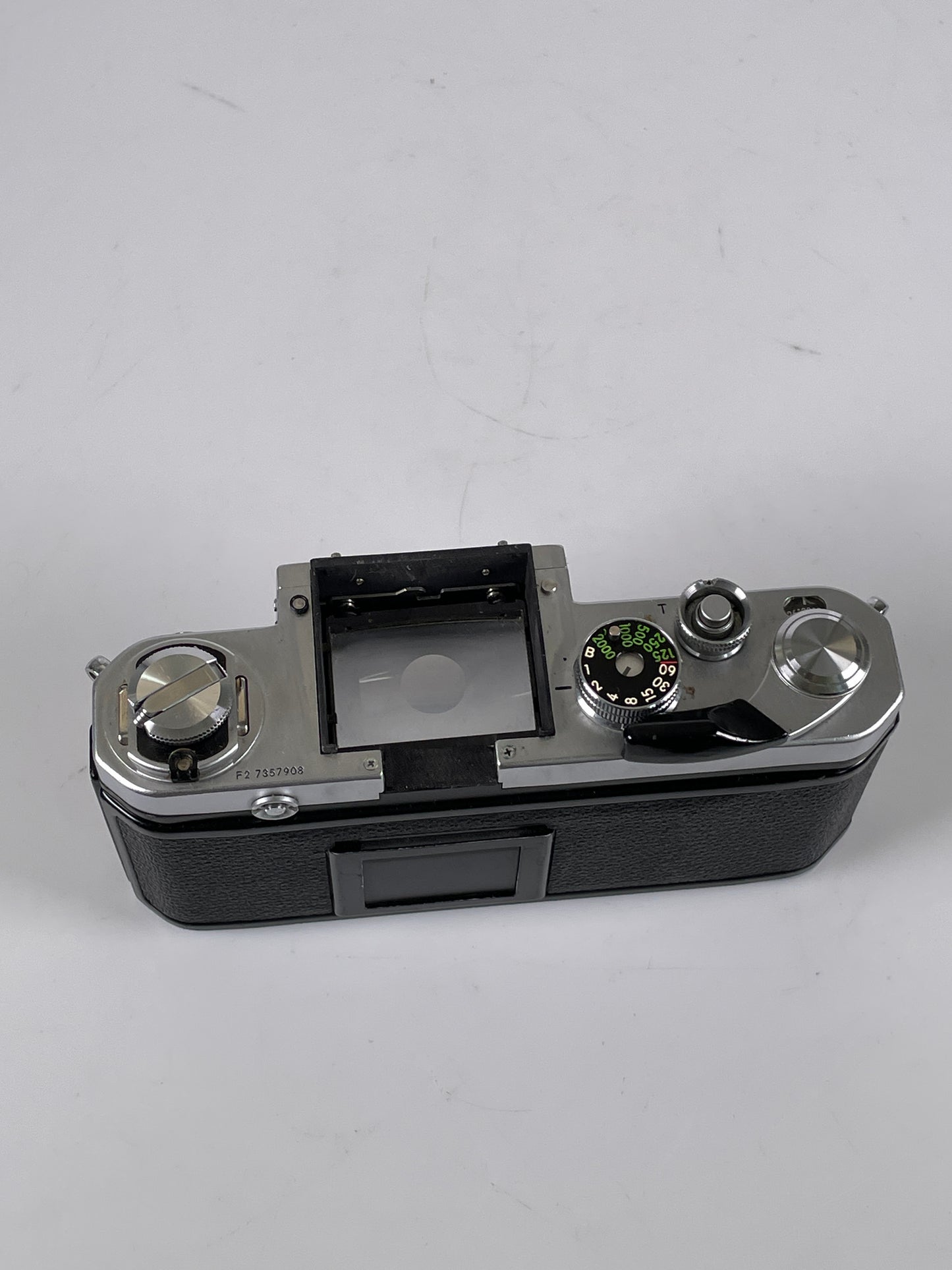 Nikon F2 Chrome body without finder 35mm film camera