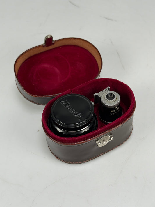 Tanar W Tanaka Kogaku 35mm f2.8 Lens for Leica LTM with case and finder