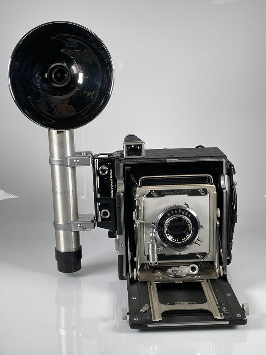 Graflex Crown Graphic 4x5 Kit with Optar 135mm f4.7 lens