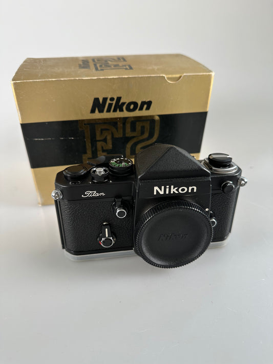 Nikon F2 T F2T Titan Eye Level Film Camera SLR Body in box