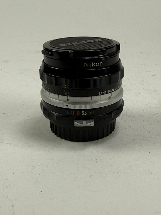 Nikon Nikkor H 2.8cm 28mm f3.5 Non Ai Lens