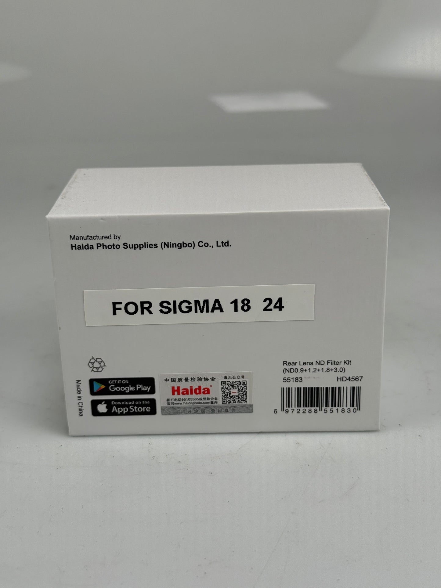 Haida Rear Lens ND Filter Kit for Sigma 14-24mm F2.8 Lens for Sony E  Leica L