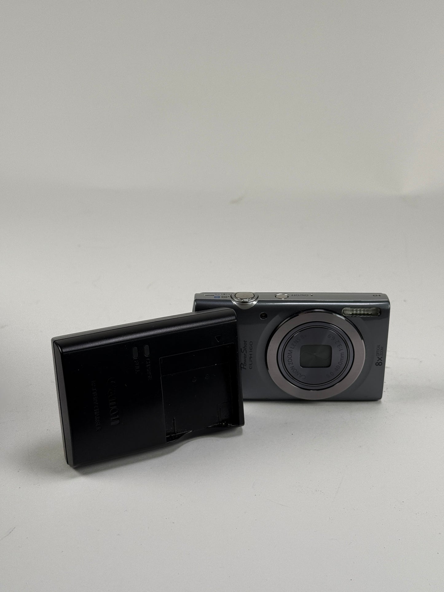 Canon PowerShot ELPH 160 Digital Camera Digicam 8x Optical Zoom Grey Gray