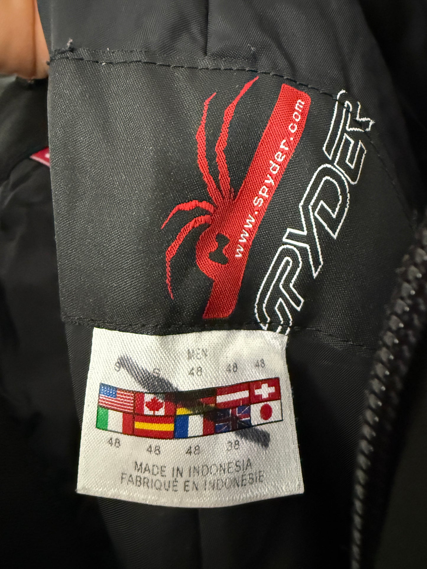 SPYDER Men size Small Black Thinsulate Dermizax Ski Snowboard Pants used