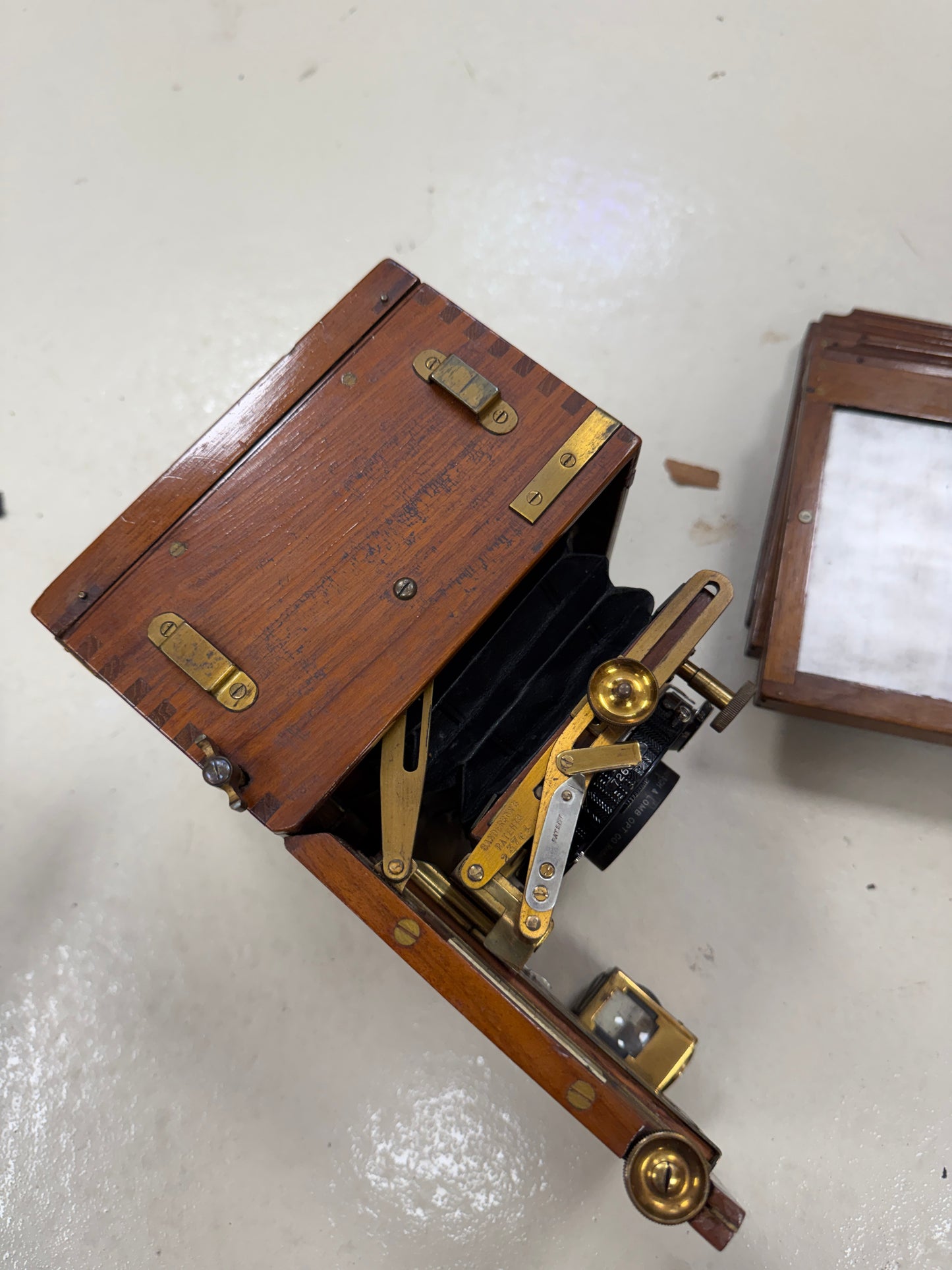 The Sanderson Large Format Camera w/ Tessar IC 5 1/2 inch f4.5 tropical model