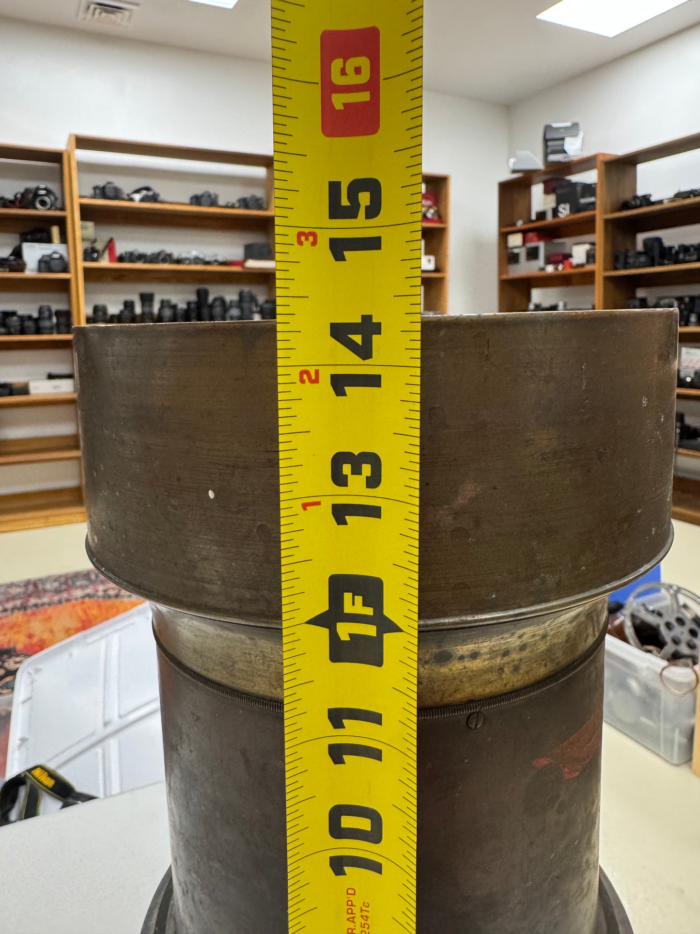 Holmes Booth Haydens early brass camera lens Large SN 6213 petzval