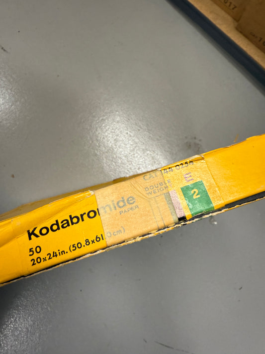 Kodak Kodabromide E 2 Double weight Photo Paper 50 Sheets 20x24 inch
