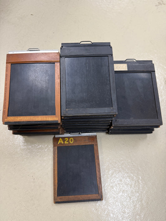Lot of 28 Vintage Folmer Graflex 4x5" Cut Film Holders