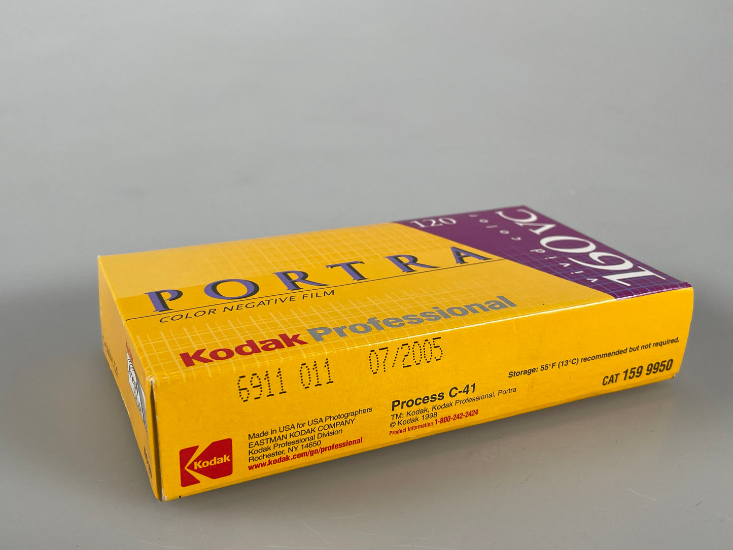 Kodak 4 rolls portra 160VC 120 expiration 2005
