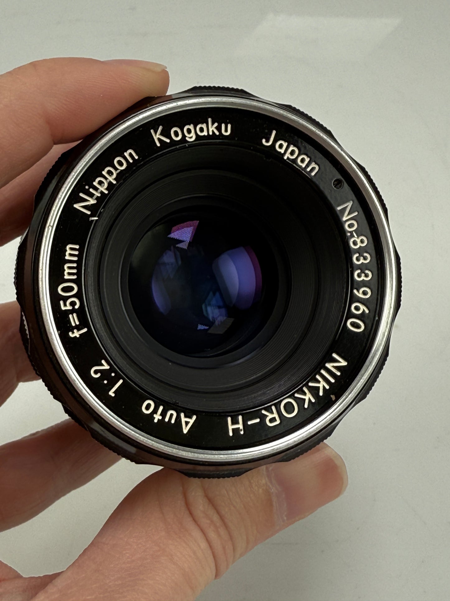 Nikon Nikkor-H 50mm f2 Non AI lens