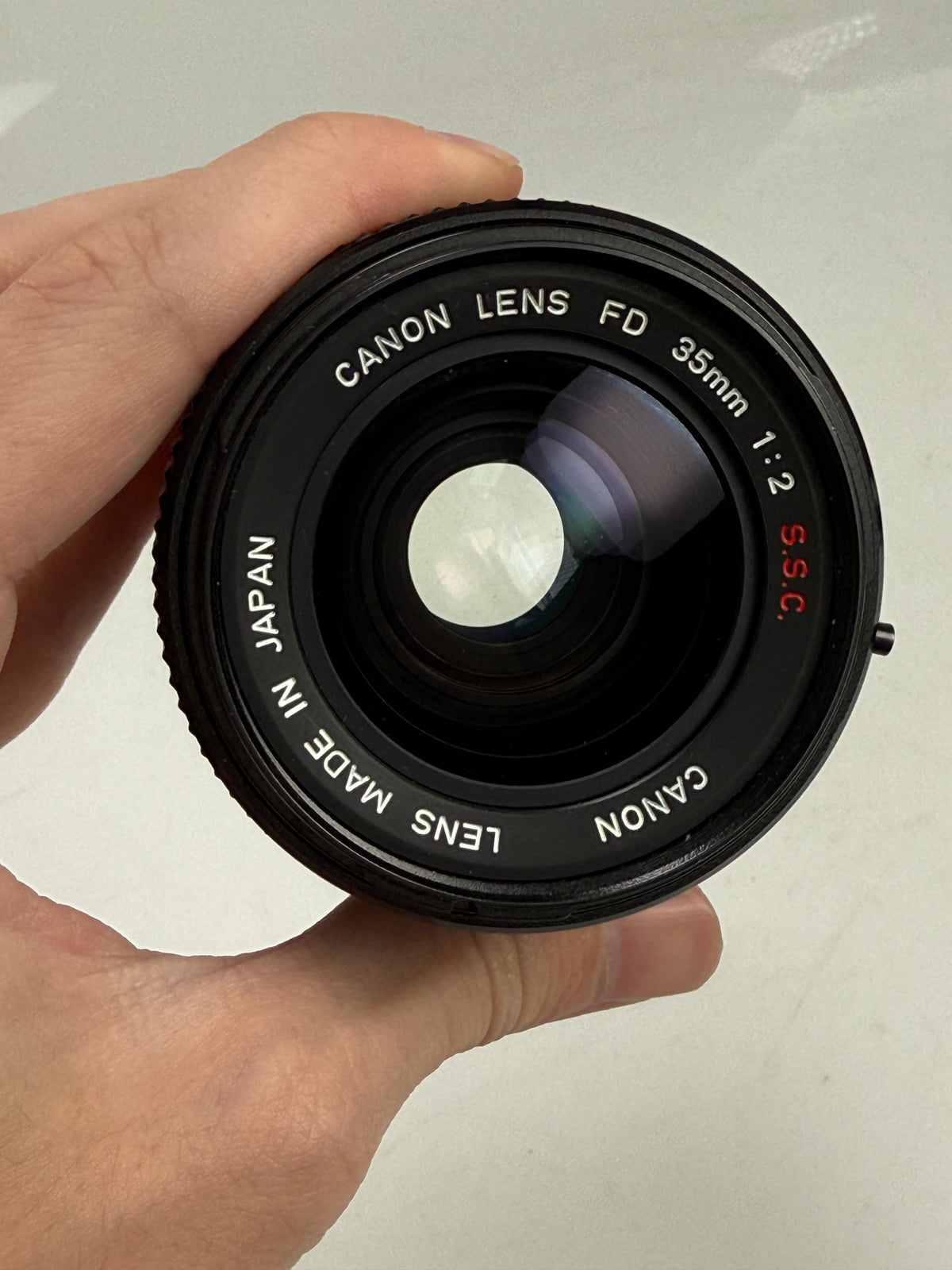 Canon FD 35mm f2 S.S.C. SSC Wide Angle MF Lens