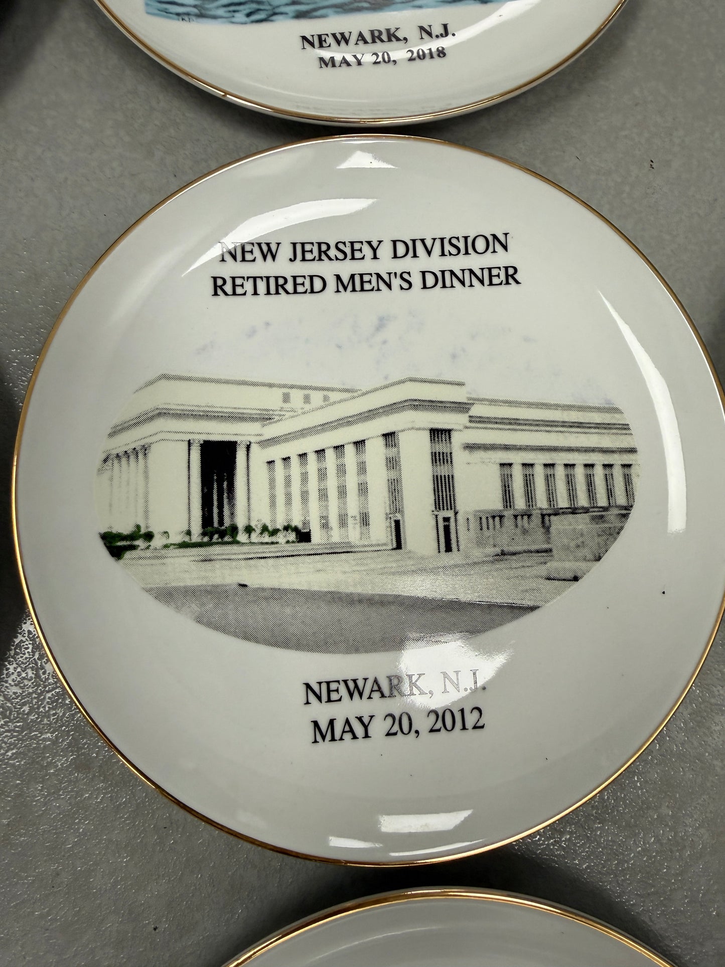 Lot of 11 New Jersey Division Trenton Pennsylvania Railroad commemorative Plates