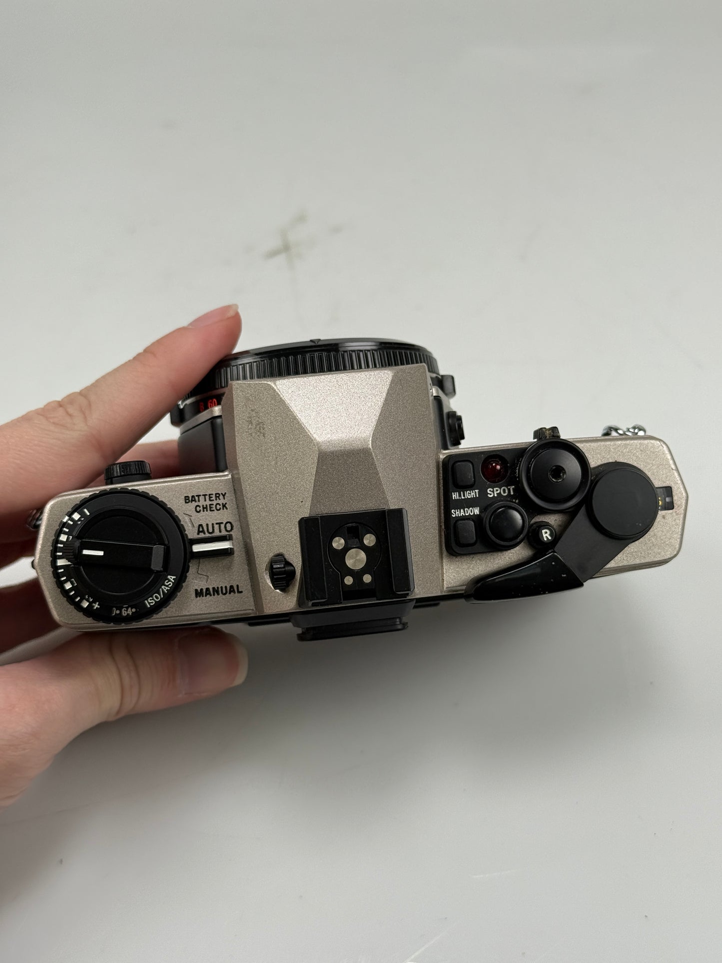 Olympus OM-4T Chrome 35mm SLR Film Camera