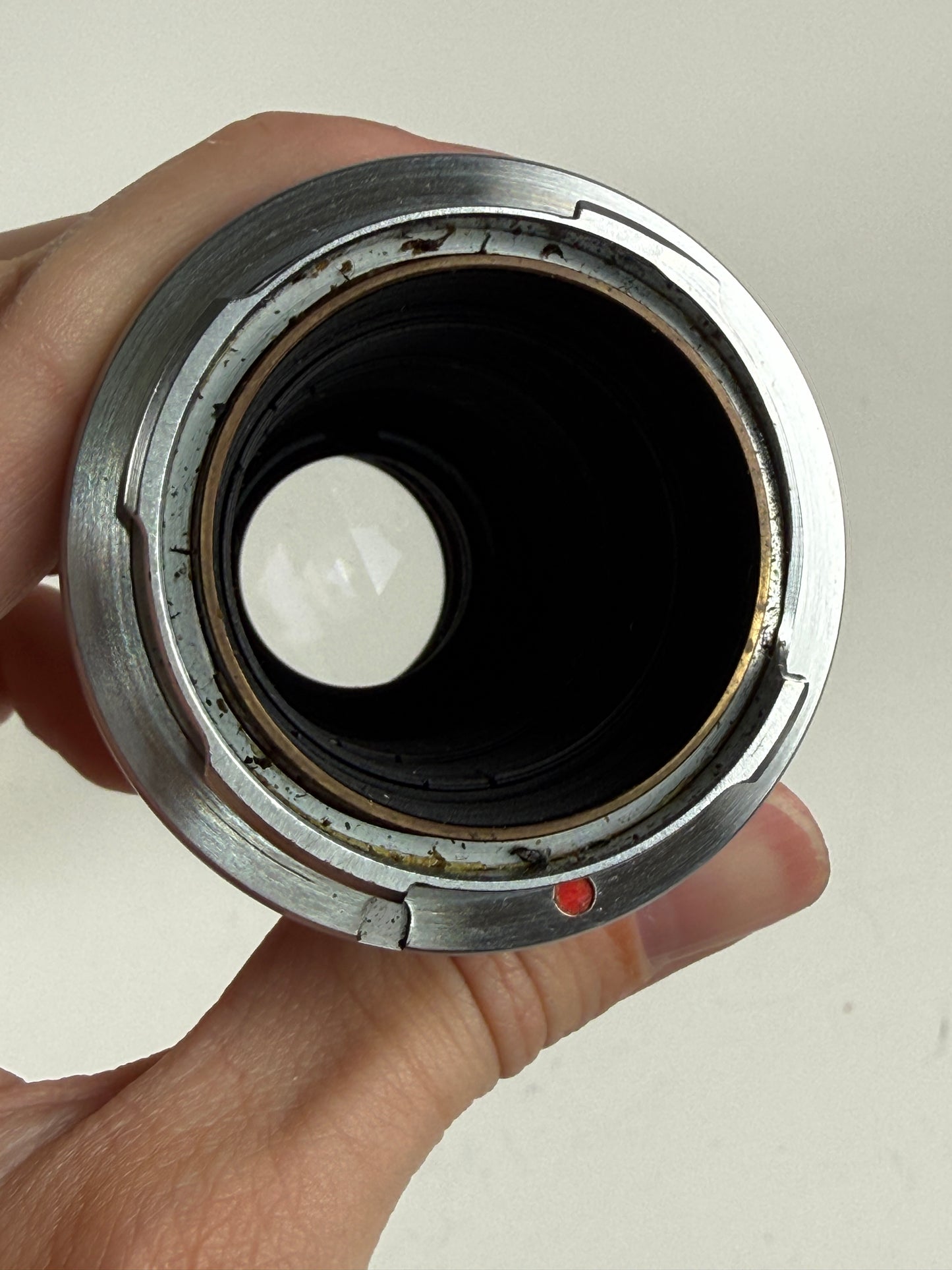 Leica M 9cm 90mm f4 Elmar Wetzlar Lens Chrome