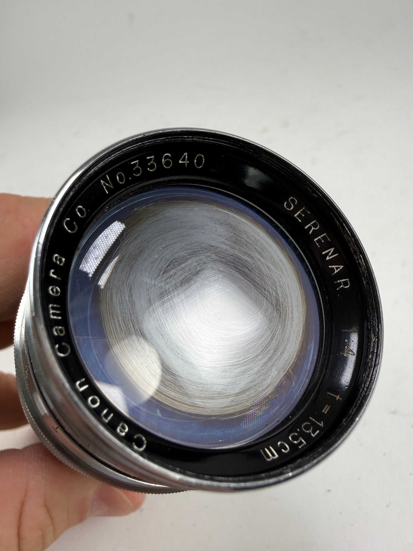 Canon Serenar 135mm f4 Leica Screw Mount LTM L39 Telephoto Lens