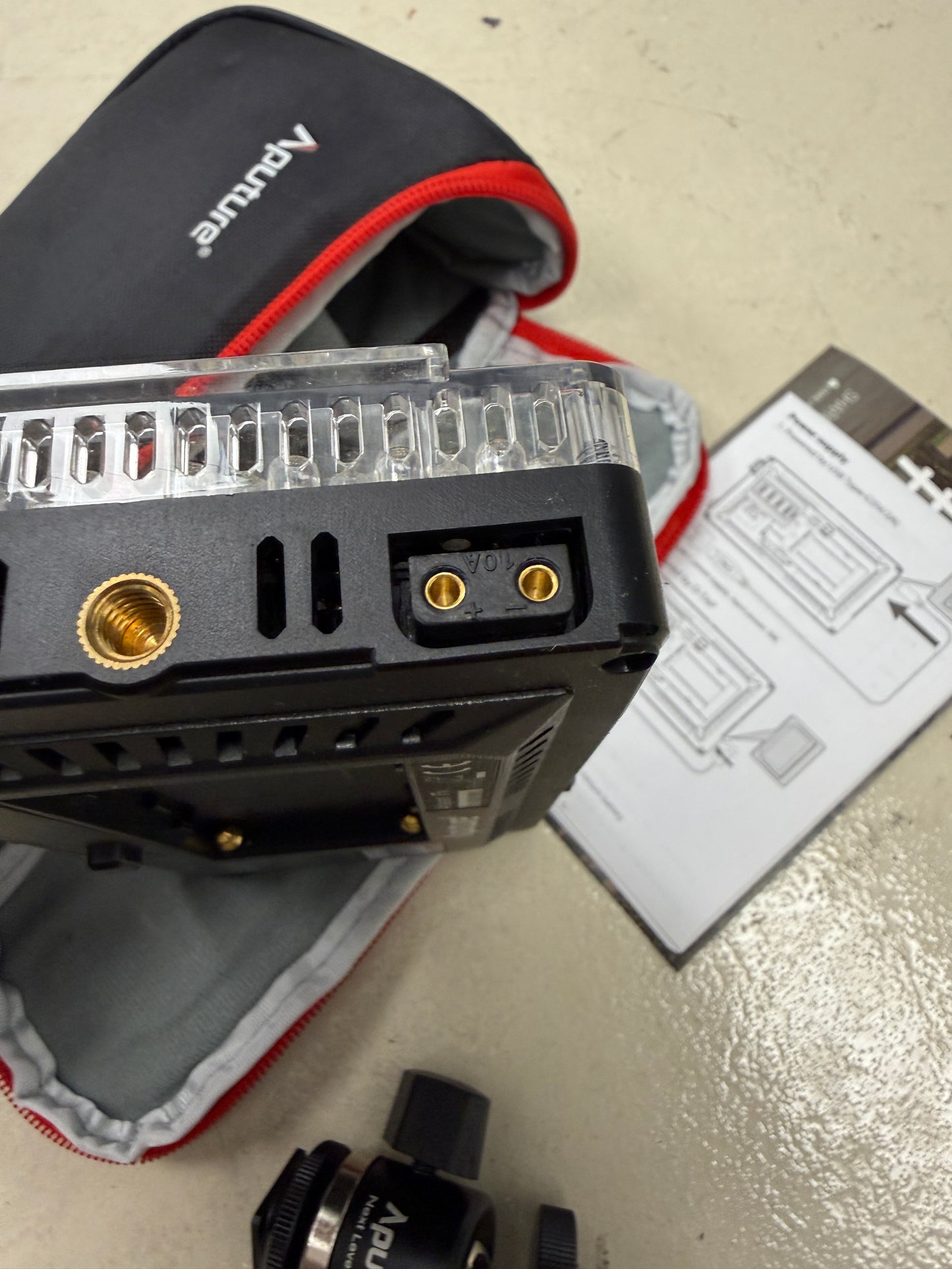 Aputure Amaran F1 Light Kit W/ Case , Mount